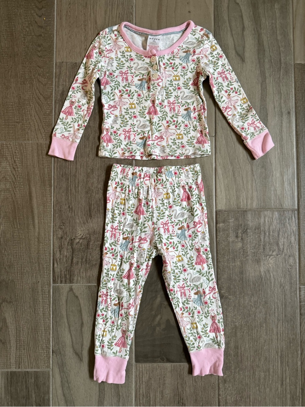Mini Boden Girls Nutcracker Pajama Set